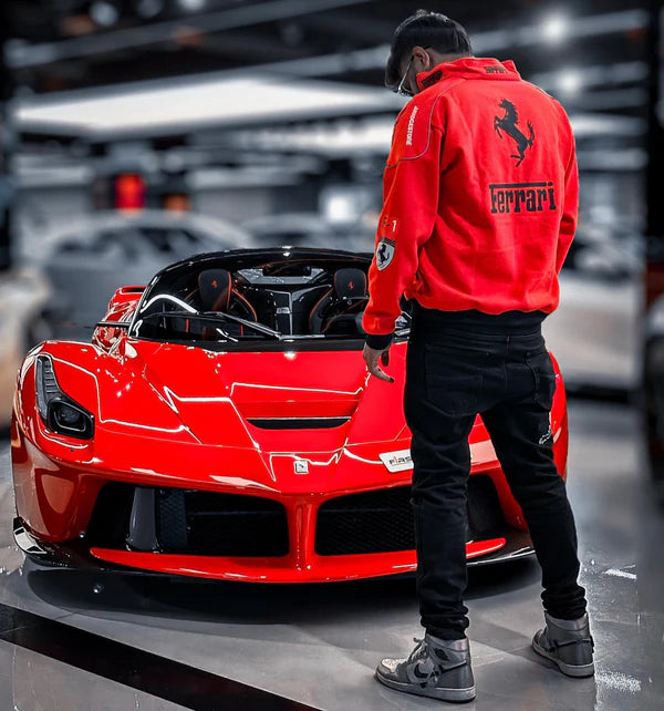 Red Ferrari Scuderia Race Jacket