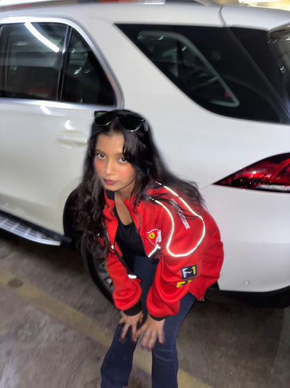 Red Ferrari Scuderia Race Jacket